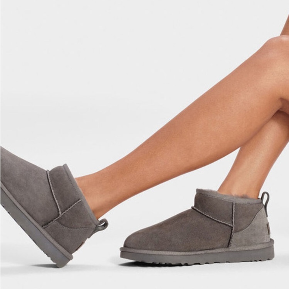 NWT UGG Classic Ultra Mini - Grey size 8